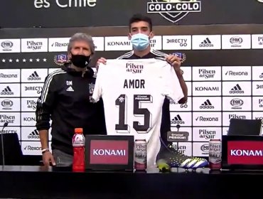 Emiliano Amor fue presentado en Colo-Colo: "Vine para apoyar desde donde me toque"