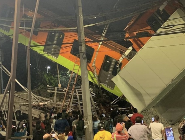 Al menos 23 muertos y 70 heridos deja caída de un tren luego que se desplomara un viaducto en Ciudad de México