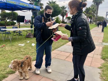 Andrea Molina cierra su campaña para la alcaldía de Viña del Mar en el borde costero