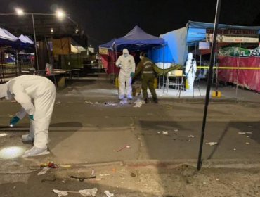 Balacera en persa de Pudahuel terminó con mujer fallecida y su pareja herida