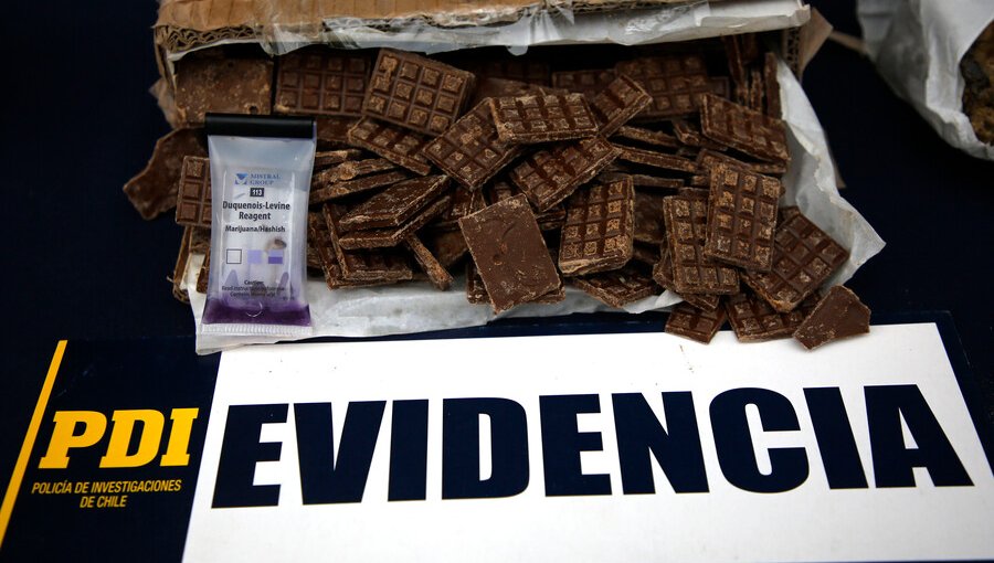 Incautan más de 550 kilos de marihuana y cocaína que eran comercializadas en chocolates