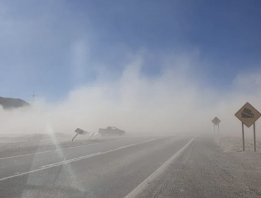 Declaran Alerta Preventiva en Tarapacá por posibles tormentas de polvo a raíz de fuertes ráfagas de viento