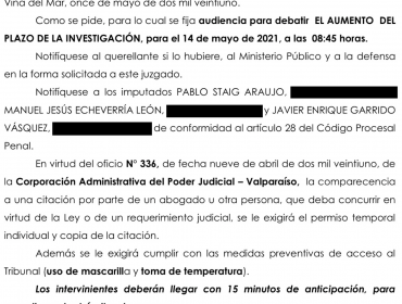 Caso «Horas Extras» en el Municipio de Viña: Se revela que Reginato ya declaró ante la Fiscalía y amplían plazo de investigación