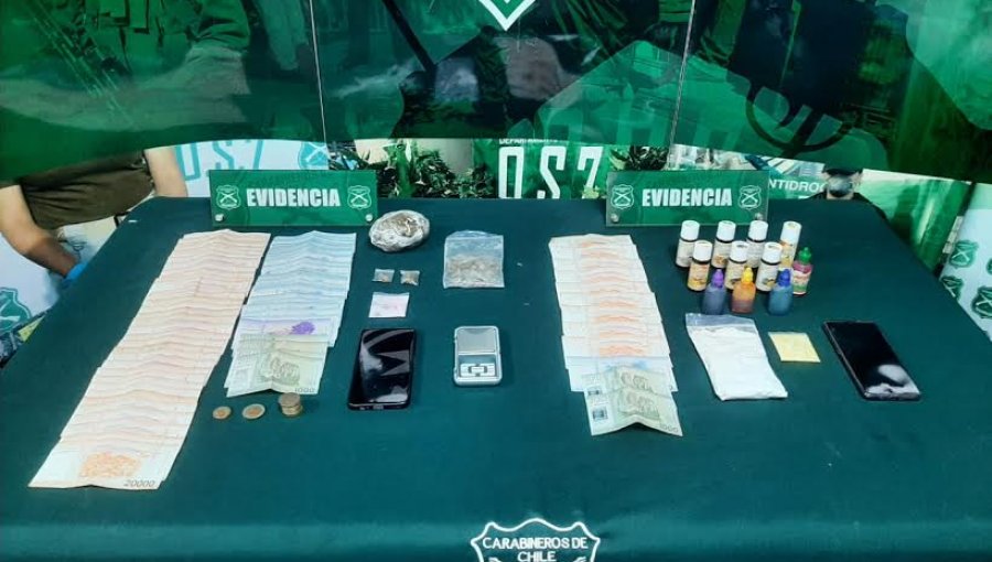 Patrullaje policial permite detener a dos sujetos que portaban droga en Viña del Mar