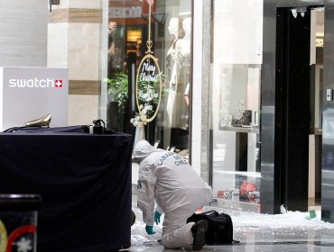 Detienen a seis sospechosos de asalto frustrado a joyería en mall de Las Condes