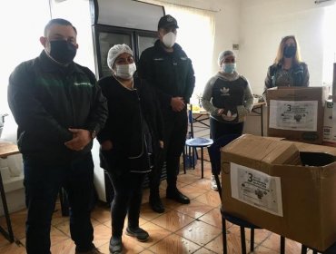 Gendarmería logró reunir más de 950 kilos de alimentos para ir en ayuda de familias de la región de Valparaíso