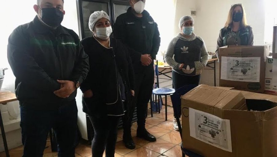 Gendarmería logró reunir más de 950 kilos de alimentos para ir en ayuda de familias de la región de Valparaíso