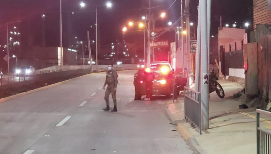 Espectacular persecución por las calles de Viña y Concón termina con un carabinero lesionado y dos detenidos