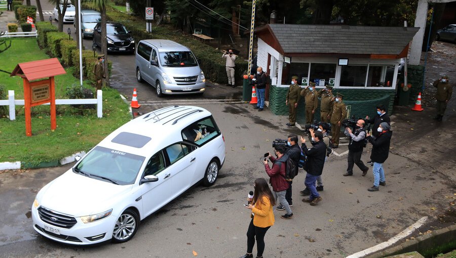 Realizan responso para despedir a carabinero asesinado en Collipulli: será trasladado a Quillón para su funeral