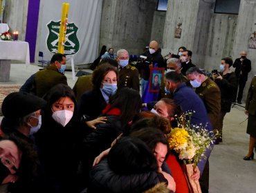 Féretro del carabinero fallecido en Collipulli llegó hasta Quillón para su velorio y funeral