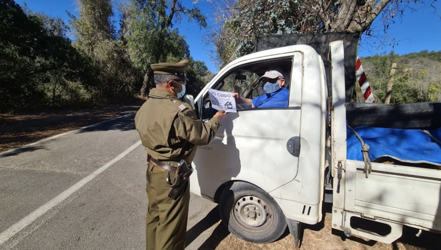 Sectores rurales de Quilpué ingresaron a plan de fortalecimiento de seguridad de Carabineros