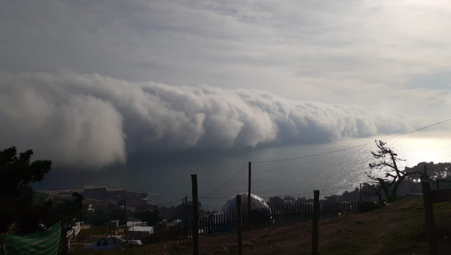 Gigantesca "ola" de nubosidad: Fenómeno meteorológico sorprendió a habitantes de San Antonio