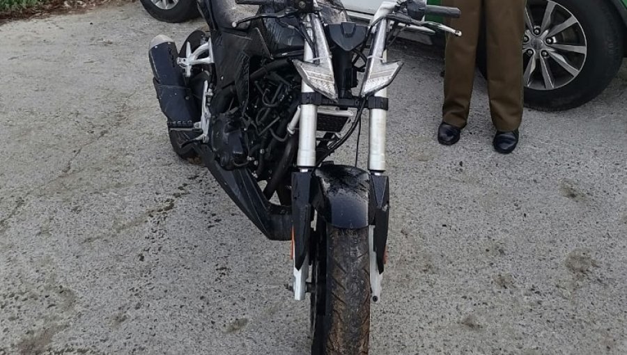 Carabineros recuperó una motocicleta que mantenía encargo por robo en Reñaca