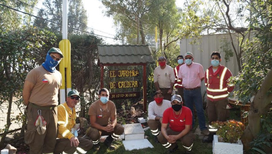 Conaf Valparaíso renueva plazoleta en honor a fallecido combatiente de incendios forestales