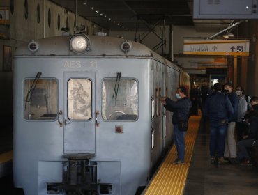 Galería de Fotos: Volvió el histórico automotor AES a las líneas férreas de la Región de Valparaíso