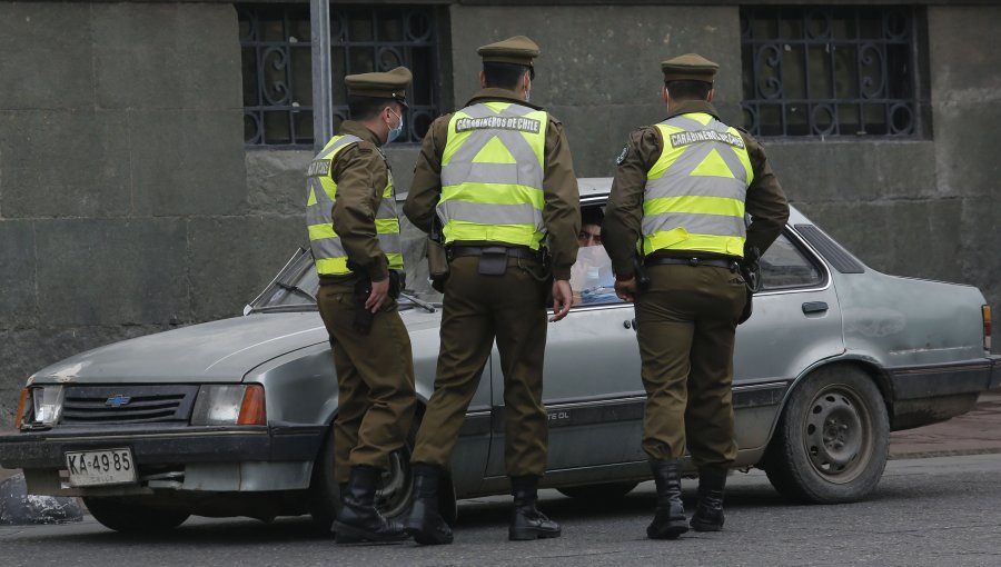 Carabineros: Casi 1,5 millones de permisos de desplazamiento en últimas 24 horas