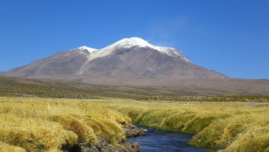 Estaciones de monitoreo reportan sismo asociado al fracturamiento de roca en el volcán Guallatiri de Putre