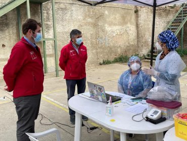 Dan inicio al proceso de vacunación para personas en situación de calle en la región de Valparaíso
