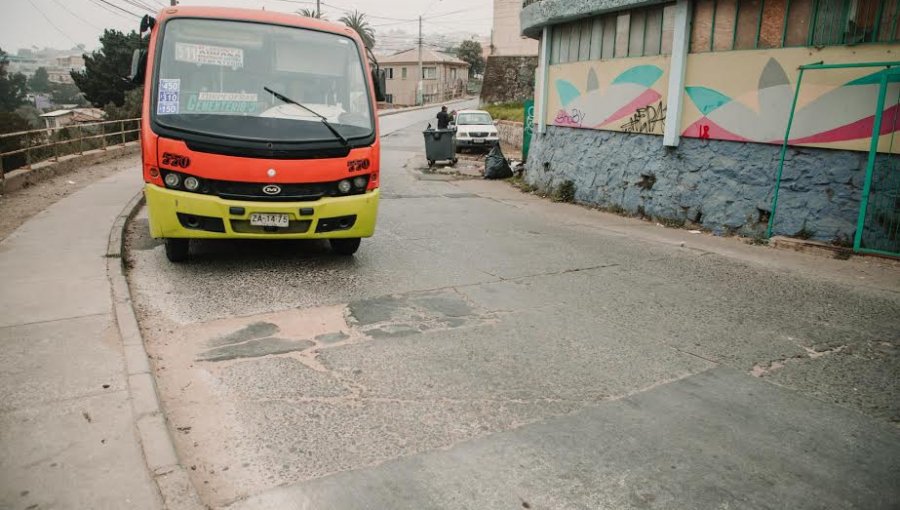 Más de $80 millones se invertirán en mantención y reparación de calles de Valparaíso