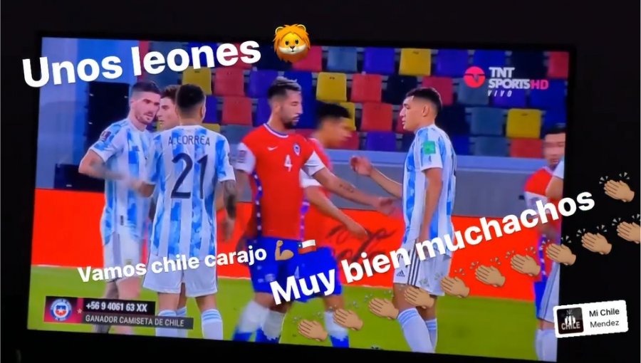 Arturo Vidal celebró el empate de la Roja ante Argentina: "Unos leones"