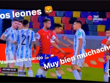 Arturo Vidal celebró el empate de la Roja ante Argentina: "Unos leones"