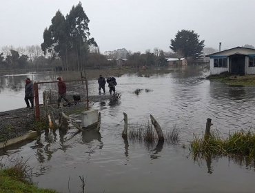 Siguen las complicaciones en el sur por el intenso sistema frontal que afecta desde Ñuble hasta Los Lagos