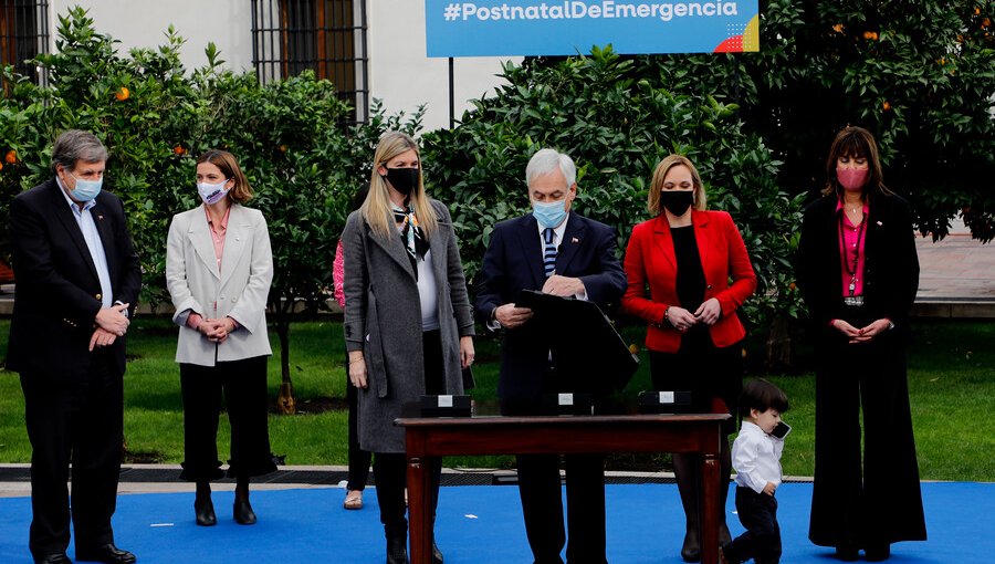 Presidente Piñera promulga ley que extiende el Posnatal de Emergencia por tres meses