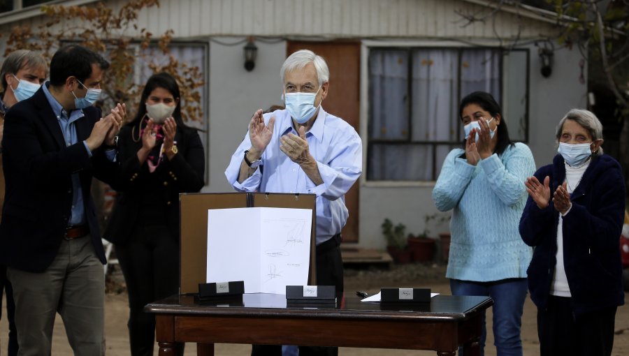 Presidente Piñera promulgó la ley que permite la entrega del Ingreso Familiar de Emergencia a familias chilenas