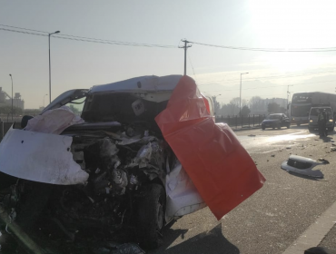 Colisión que involucró a tres vehículos deja un fallecido en la ruta 60CH de La Calera