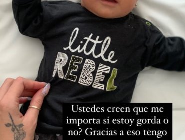 Fernanda Figueroa evidencia con primera fotografía lo grande que está su hija Leah