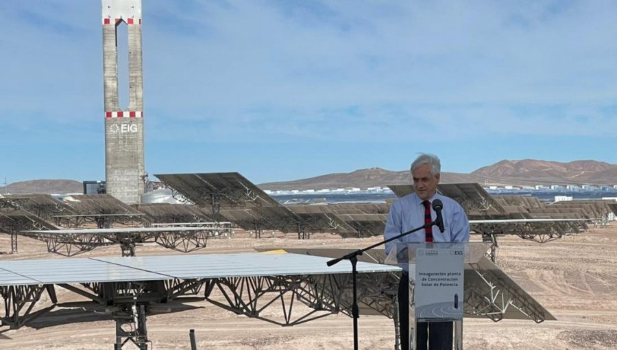 Presidente Piñera inaugura Cerro Dominador: La primera planta termosolar de Latinoamérica