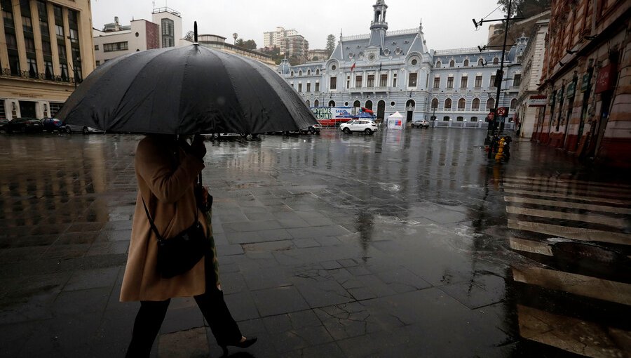 Precipitaciones débiles se esperan en Valparaíso y Viña del Mar: en la precordillera, en tanto, caerán hasta 18 milímetros