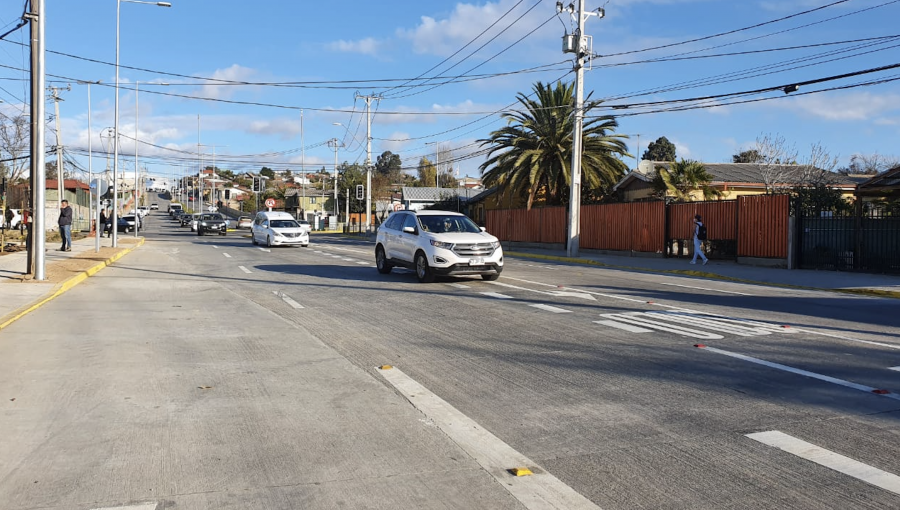 Habilitan último tramo del proyecto que ensanchó la Av. Marga Marga de Quilpué: tránsito en marcha blanca