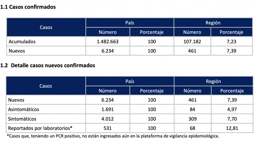 461 contagios y otros 7 decesos reporta la región de Valparaíso durante las últimas 24 horas