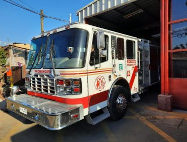 Bomberos de Puchuncaví estrenan nuevo carro para enfrentar emergencias