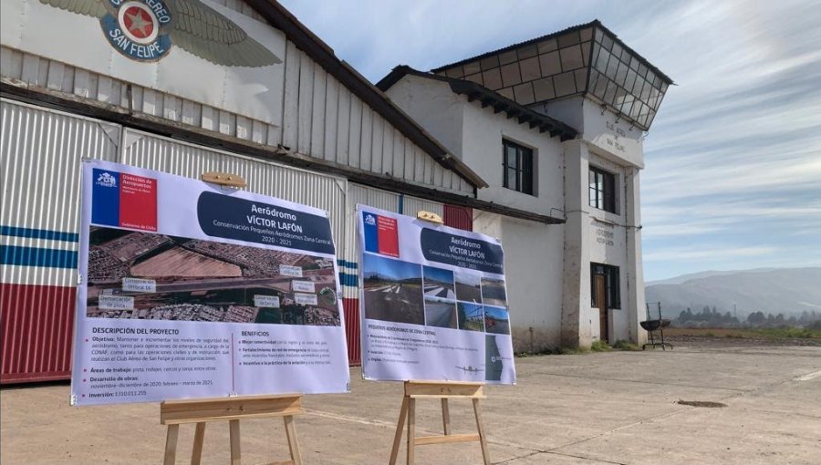 Ejecutan nuevas obras para mejorar condiciones de seguridad del Aeródromo de San Felipe