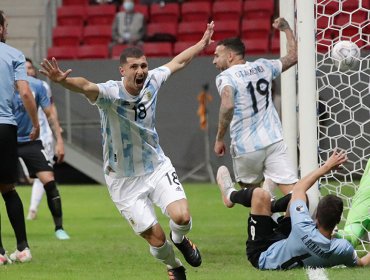 Argentina se quedó con el Clásico del Río de la Plata tras derrotar a Uruguay