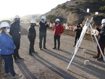 Obras en rutas de Zapallar incluyen ciclovía, contención de derrumbes y protección de zonas inestables