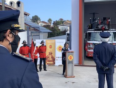 8ª Compañía de Bomberos de Viña del Mar cuenta con nuevo y moderno cuartel en Reñaca