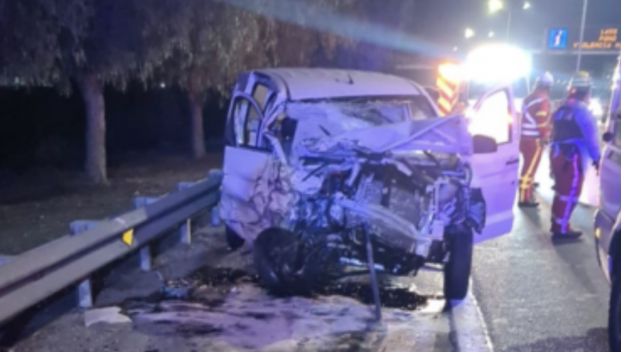 Conductor en estado de ebriedad ocasiona colisión frontal en la autopista Costanera Norte