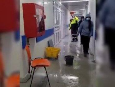 Cesfam San Juan de Coquimbo sufrió inundaciones por fuertes precipitaciones