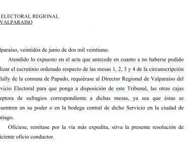 Error del Servel extiende la agonía en Papudo: recuento de votos por la Alcaldía no ha concluido porque cajas estaban sin las papeleta correspondientes