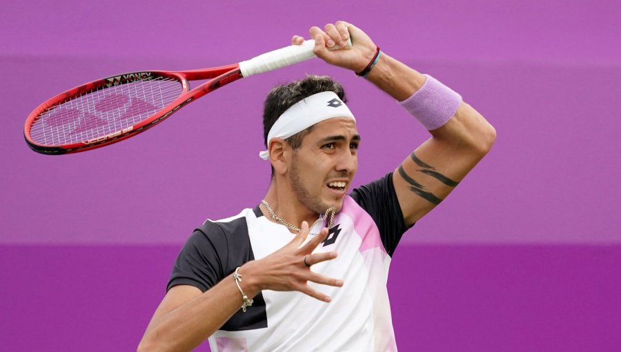 Alejandro Tabilo quedó eliminado en segunda ronda de la qualy de Wimbledon