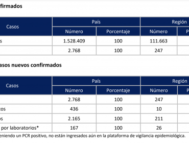 Región de Valparaíso reporta la cifra más baja de contagios de los últimos 36 días, pero también de exámenes PCR: sólo 2.004