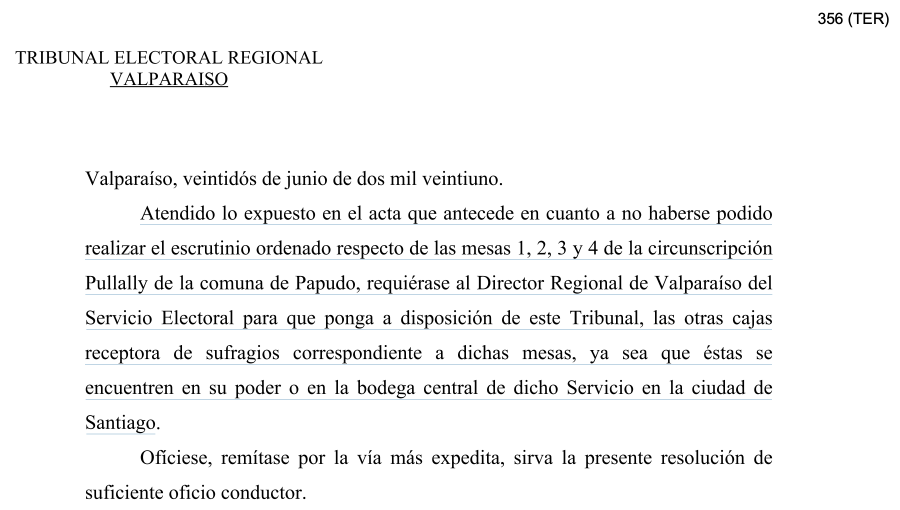 Error del Servel extiende la agonía en Papudo: recuento de votos por la Alcaldía no ha concluido porque cajas estaban sin las papeleta correspondientes