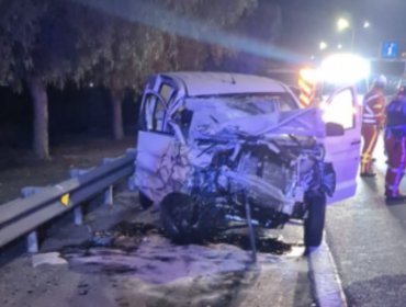 Conductor en estado de ebriedad ocasiona colisión frontal en la autopista Costanera Norte