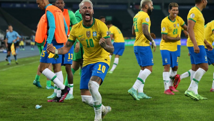 Brasil se impuso de manera agónica a Colombia y sigue invicto en Copa América