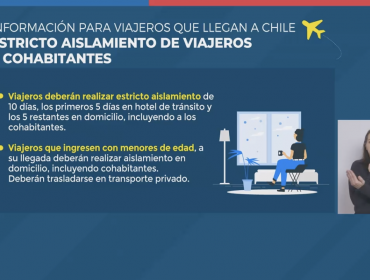 Extienden el cierre de fronteras e intensificarán control de viajeros ante llegada a Chile de variante Delta