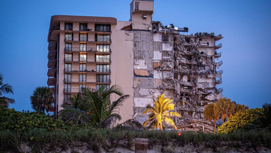 Familiar de Michelle Bachelet se encuentra entre los desaparecidos tras derrumbe parcial de edificio en Miami