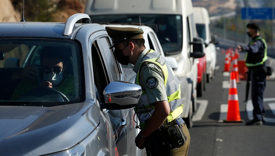 Región Metropolitana tendrá cordón sanitario durante todo el fin de semana en sus rutas de acceso